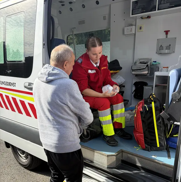 Unterstützung gab es auch von Seiten des RK-GU ... | Foto: ZS-GU