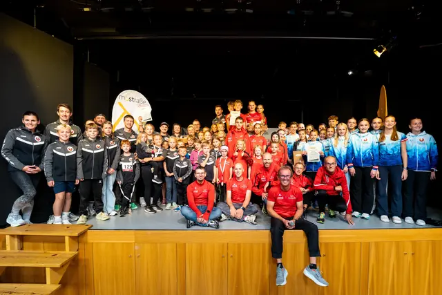 Die besten Läuferinnen und Läufer des Moststraße-Laufcups 2026 wurden in Purgstall ausgezeichnet. | Foto: Moststraße / Cleanhill Studios