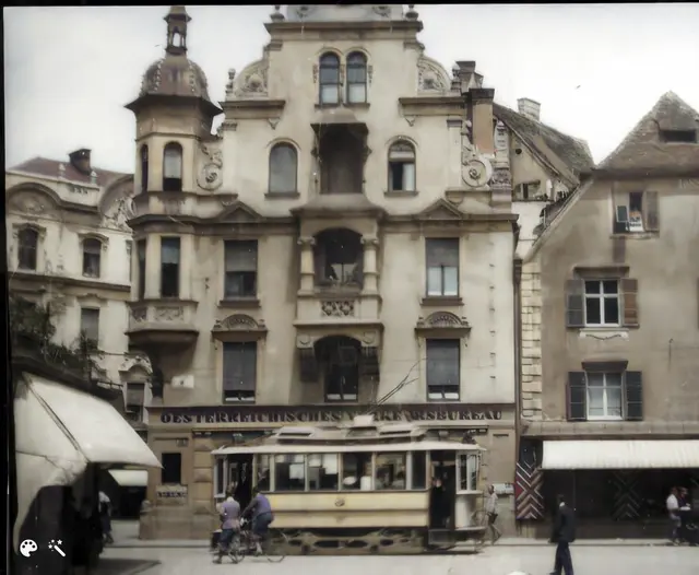 Das Haus Südtiroler Platz 16 rund um das Jahr 1937