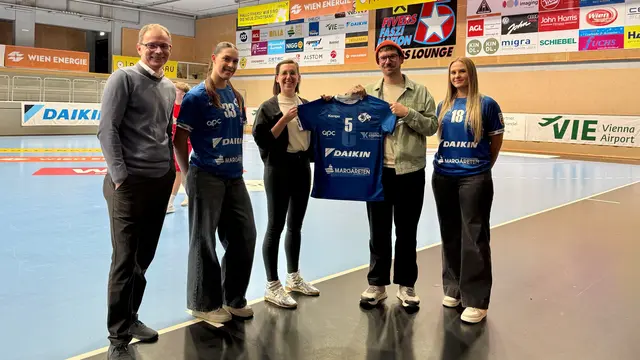 Ein neuer Sponsor steht auf dem Leiberl der MGA Fivers: die Bezirksvorstehung Margareten. | Foto: BV 5