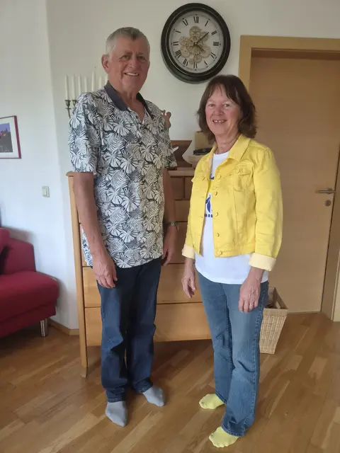 Michael Fried und Sprengelbetreuerin Erika Gerstmayr | Foto: NÖ’s-Senioren - Seitenstetten