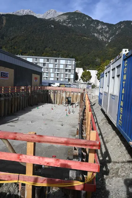 Die aktuelle Baustelle in der Technikerstraße. | Foto: Königer