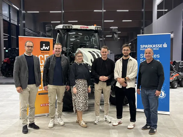 Michael Schaubmeier, Marcel Stallinger, Viktoria Rubasch, Erik Katzinger, Paul und Markus Kneidinger, v. l.  | Foto: Karin Bayr