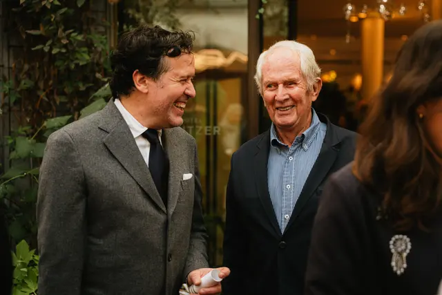 Auch Hotellier-Kollege Helmut Marko (r.) feierte mit Familie Weitzer. | Foto: Paul Oberndorfer