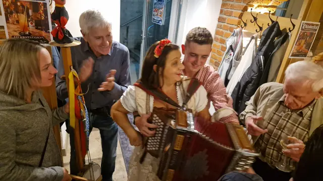 Beim Oktoberfest wurde zünftig aufg'spielt. | Foto: ÖVP Oberwart