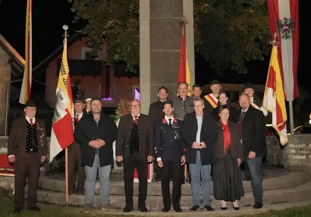 Fritz Wetternig, Stadtrat Stefan Riepl, Stadtrat Gerald Grebenjak, Patrick Achatz, Vbgm Mag Peter Wedenig, Poldi Steindorfer, Kajetan Glantschnig (vo links)

