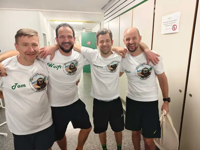 Holen das Gaudi-Turnierfomat erstmals ins Innviertel: Thomas Kinzl, Wolfgang Hirner, Stefan Oberhammer, Christoph Skvaric (v. l.).  | Foto: Sportfreunde Chiller