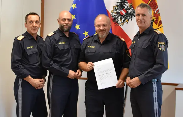 Emmerich Szabo stammt aus Unterwart. | Foto: Landespolizeidirektion Burgenland