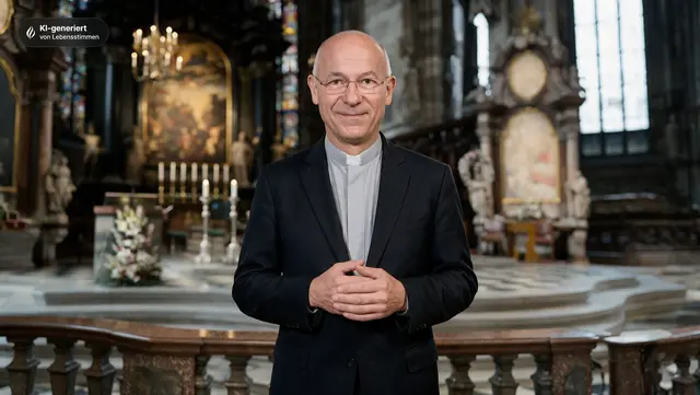 So soll er aussehen, der "Fabertar", der digitale Trauerredner. | Foto: Lebensstimmen (KI-generiert)