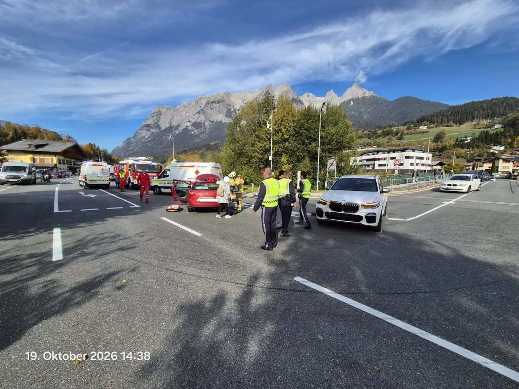 Serious accident: Serious traffic accident in Werfen, helicopter deployed ...
