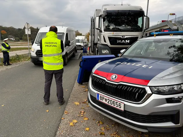 Kontrolle beim Stadion in Klagenfurt. | Foto: MeinBezirk/Lea Kainz