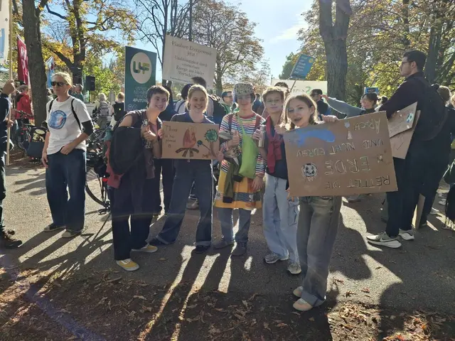 Auch beim Klimastreik waren die Schülerinnen und Schüler dabei. | Foto: z.V.g.