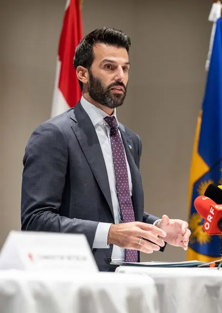 Verkehrslandesrat LH-Stellvertreter Udo Landbauer. | Foto: NLK Khittl