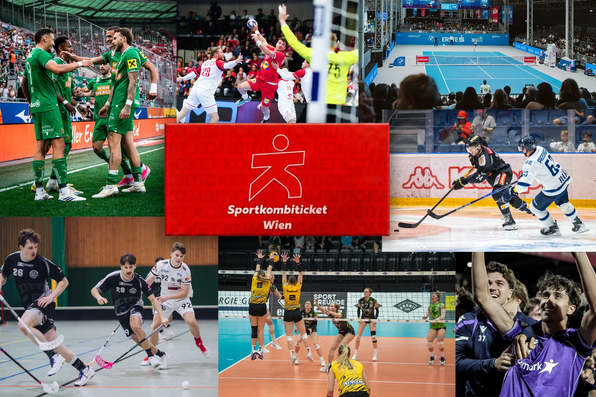 Gewinnspiel: Sportkombiticket Wien - acht Sportevents erleben - Wien