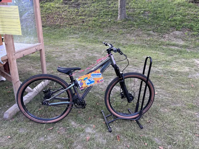 Dieses Fahrrad wurde im Zuge der Eröffnung verlost.