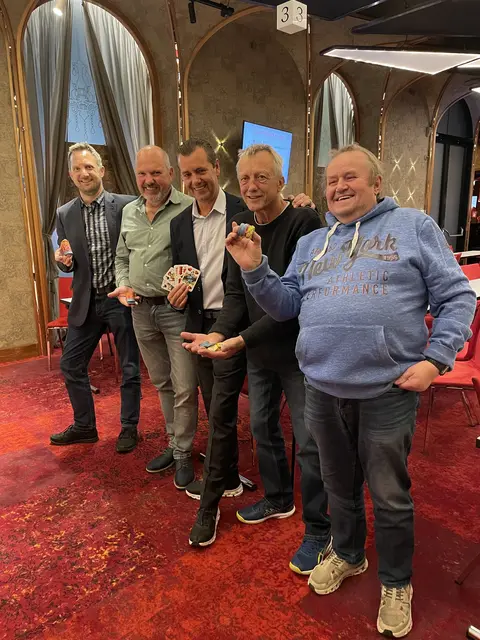 Preisschnapsen Gewinner im Casino Graz  | Foto: Gerhard Hammer 