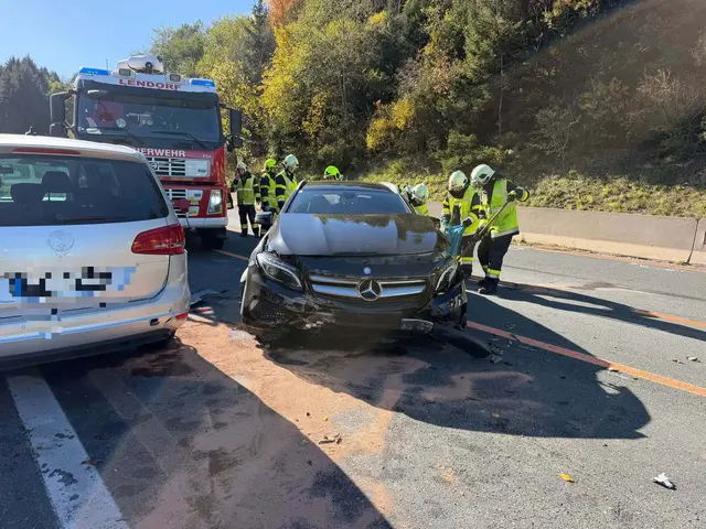 Bilder zum Unfall. | Foto: Freiwillige Feuerwehr Gmünd in Kärnten