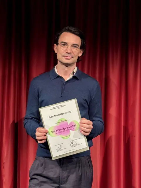 IBK-Kunstförderpreis 2026 für Bernhard Garnicnig
 | Foto: Staatskanzlei Zürich/André Springer 