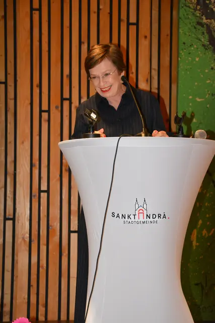 Doris Schmidauer, Schirmherrin der Bürgermeisterinnentreffen, ermutigte in Maria Rojach Frauen dazu, politische Verantwortung zu übernehmen und die Zukunft aktiv mitzugestalten. | Foto: MeinBezirk.at/Astrid Stippich