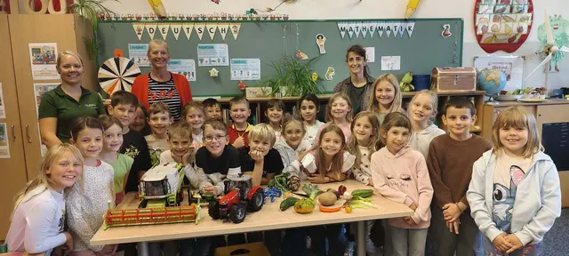 Der Tag mit den Bäurinnen war ein voller Erfolg. | Foto: Volksschule Absdorf