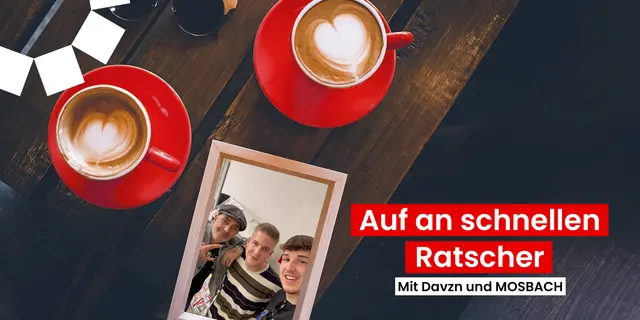 Der „Schnelle Ratscher“ ist zurück! Nach der Sommerpause waren die Musiker Davzn (rechts) und Mosbach bei unserem Kunst- und Kultur-Talk zu Gast. | Foto: MeinBezirk