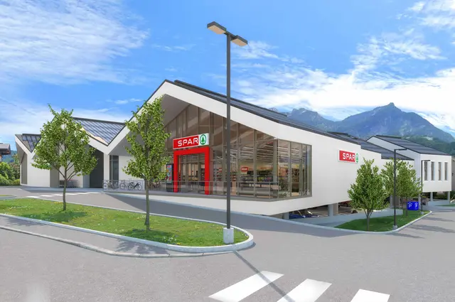 Auf rund 720 m² Verkaufsfläche erwartet die Kund:innen ein modernes Ladenkonzept mit großzügigen Gängen und 59 gratis Parkplätzen. | Foto: SPAR