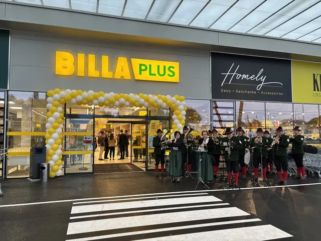 Bei der Eröffnung des neuen Billa Plus Markts in Stockerau. | Foto: Victoria Edlinger