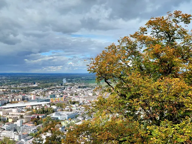 Nördlicher Flachgau in der Bildmitte die Salzach  | Foto: H.Bachinger