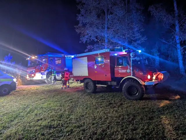 Feuerwehrkräfte am Einsatzort bei Bad Großpertholz im Waldviertel | Foto: FF Bad Großpertholz