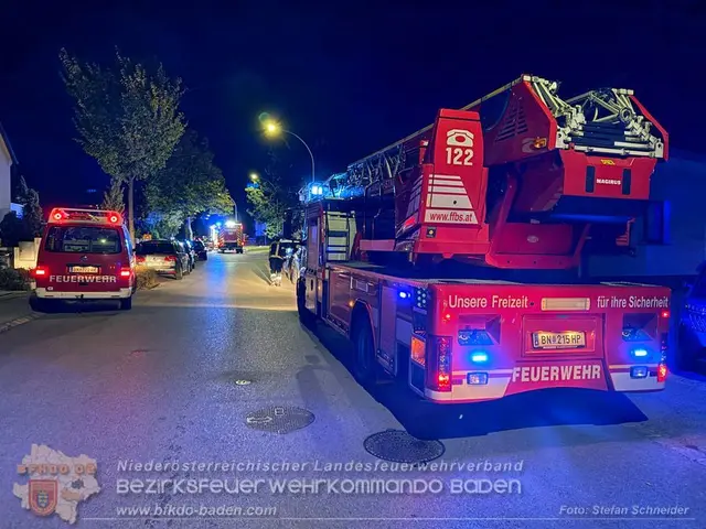 Feuerwehrkräfte am Einsatzort | Foto: BFK Baden/Stefan Schneider