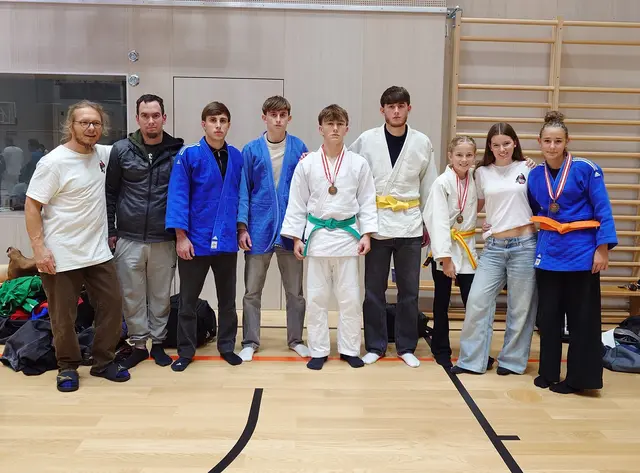 Die Luftenberger Judoka bei der ASKÖ Bundesmeisterschaft in Wien.