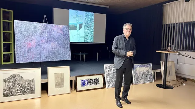 Elmar Peintner, einer der renommiertesten Vertreter der Tiroler Kunstszene, war erst im Vorjahr beim ARTforum in Telfs zu Gast. | Foto: kunst4life