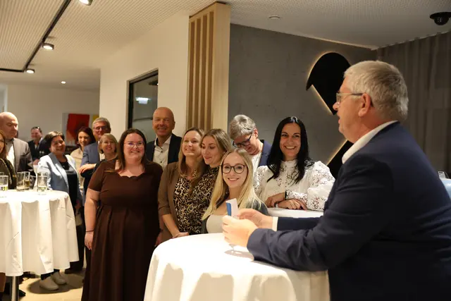 Beim Eröffnungs-Empfang | Foto: Raiffeisenbank Perg