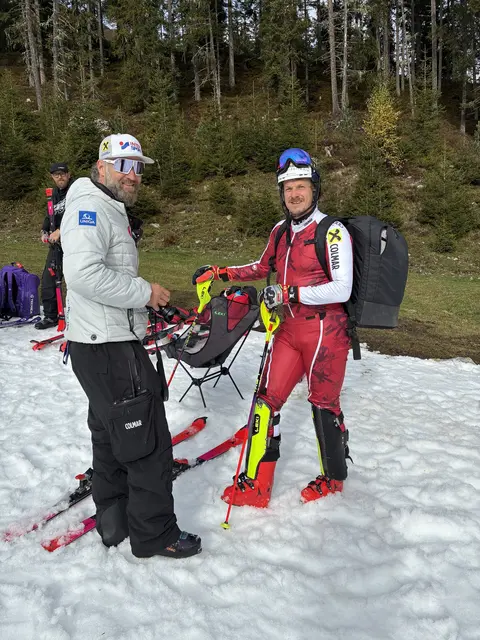 Skistar Manuel Feller tranierte in Hochfügen, um sich auf die Rennsaison perfekt einzustellen.  | Foto: Skiliftgesellschaft Hochfügen