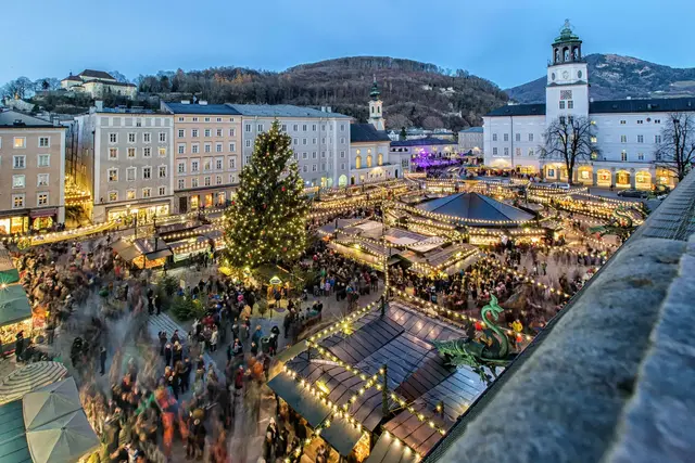 Der 52. Salzburger Christkindlmarkt wird am Donnerstag, dem 19. November 2026, mit der Illumination des Christbaums offiziell eröffnet. (Archivfoto) | Foto: christkindlmarkt.co.at/Neumayr