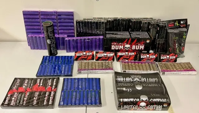 Polizei stellte in Floridsdorf hunderte illegale Pyrotechnikartikel sicher. (Symbolbild) | Foto: LPD Wien