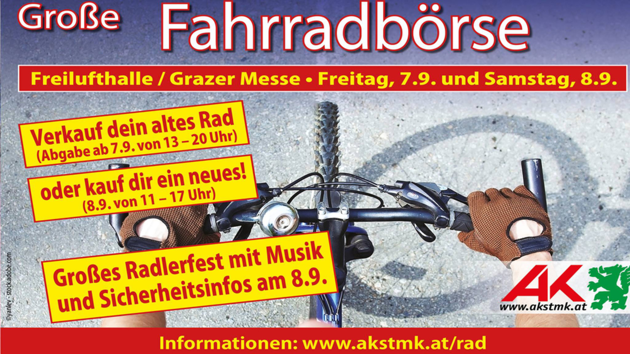 AK Steiermark Fahrradbörse AK Fahrradbörse 2019 Messe Graz Rad kaufen & verkaufen