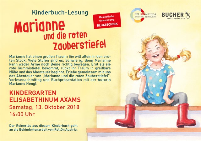Buchprasentation Marianne Und Die Roten Zauberstiefel