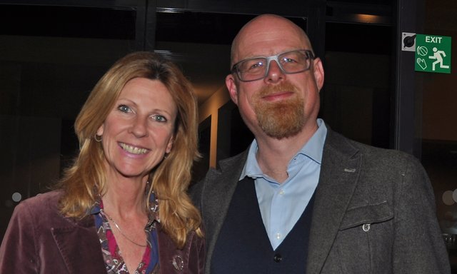 openDOOR Organisatorin Sylvia Bönnhoff und Kulturstadtrat Stephan Schimanowa