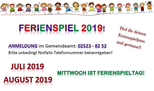 Wildendürnbacher Ferienspiel 2019