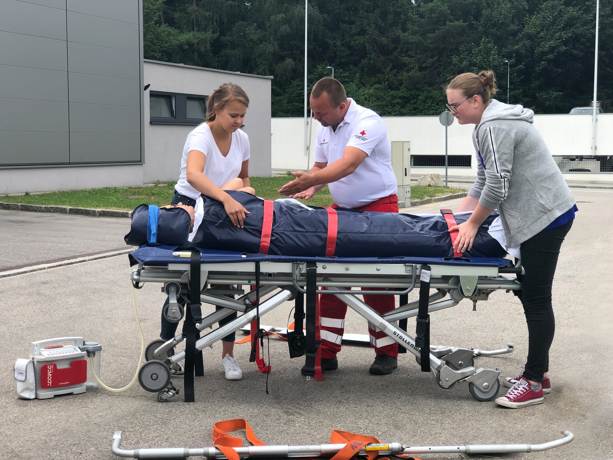 Informationsabend für die Rettungssanitäter/innen Ausbildung in Ried, Mettmach und Oberberg