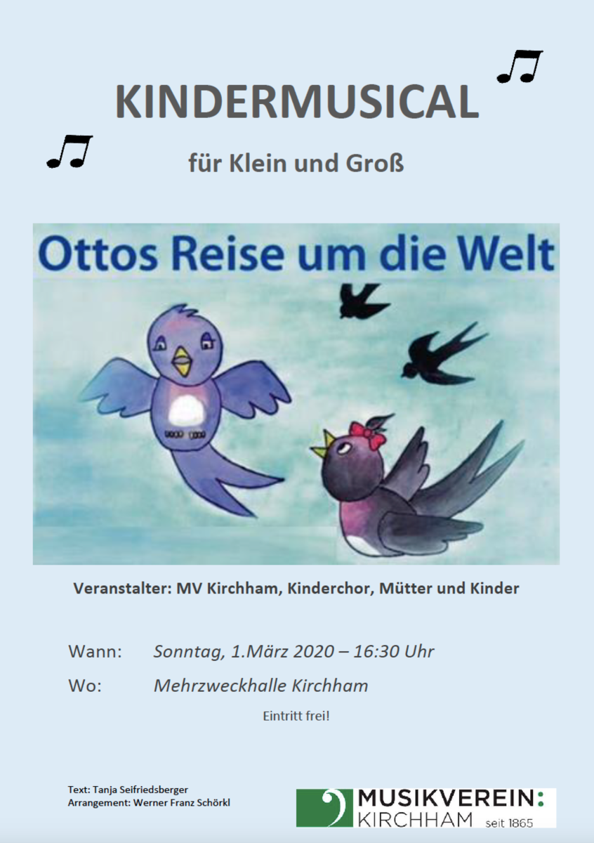 Ottos Reise Um Die Welt Kindermusical Fur Klein Und Gross