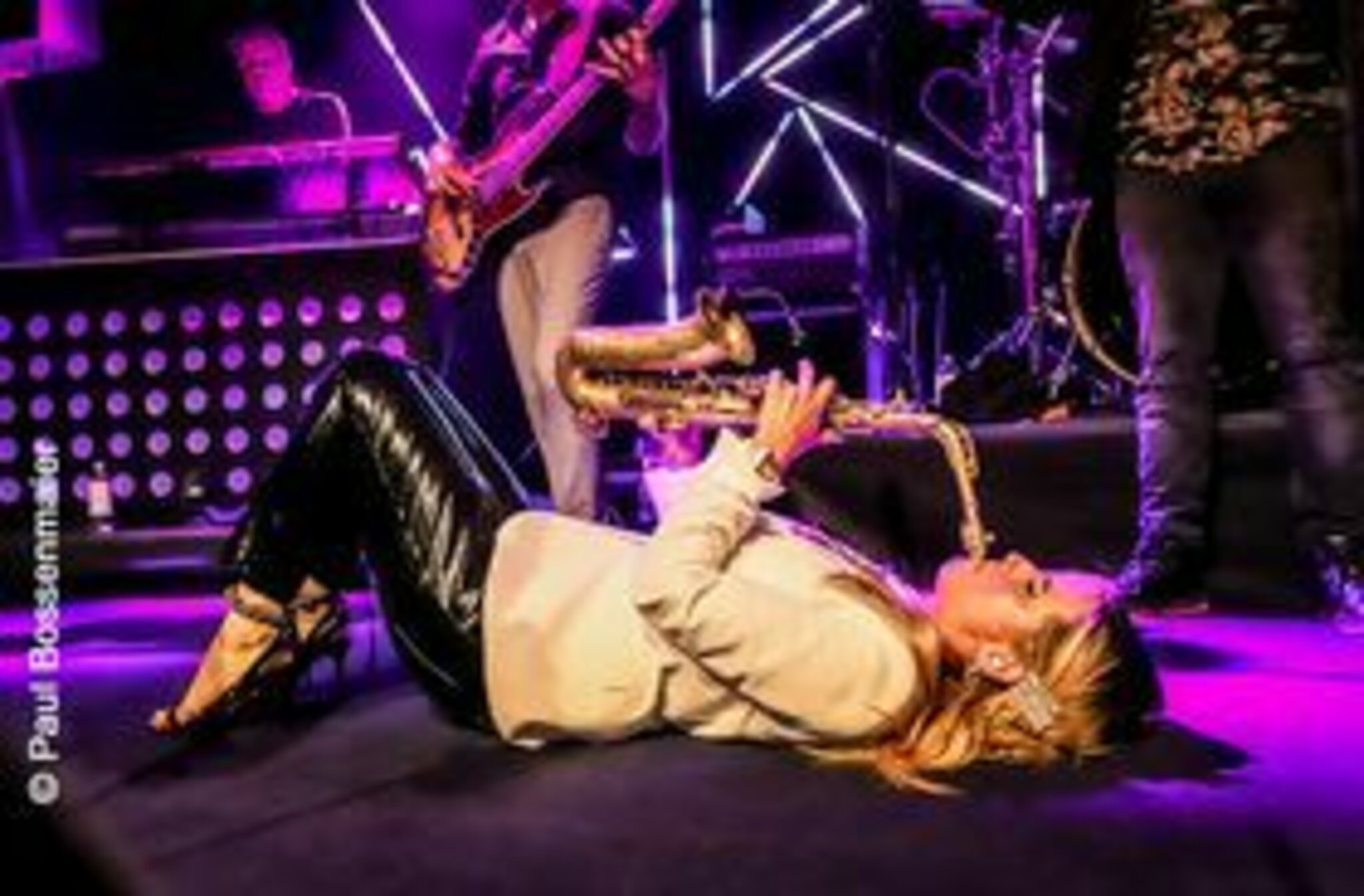Candy Dulfer die niederländische Saxophonistin war Bndmitglied von