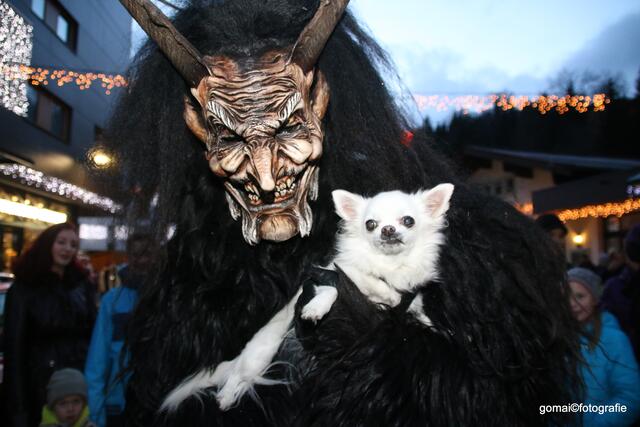 Krampusse zum Anfassen, Lusgründe Saalfelden | Foto: Gottfried Maierhofer