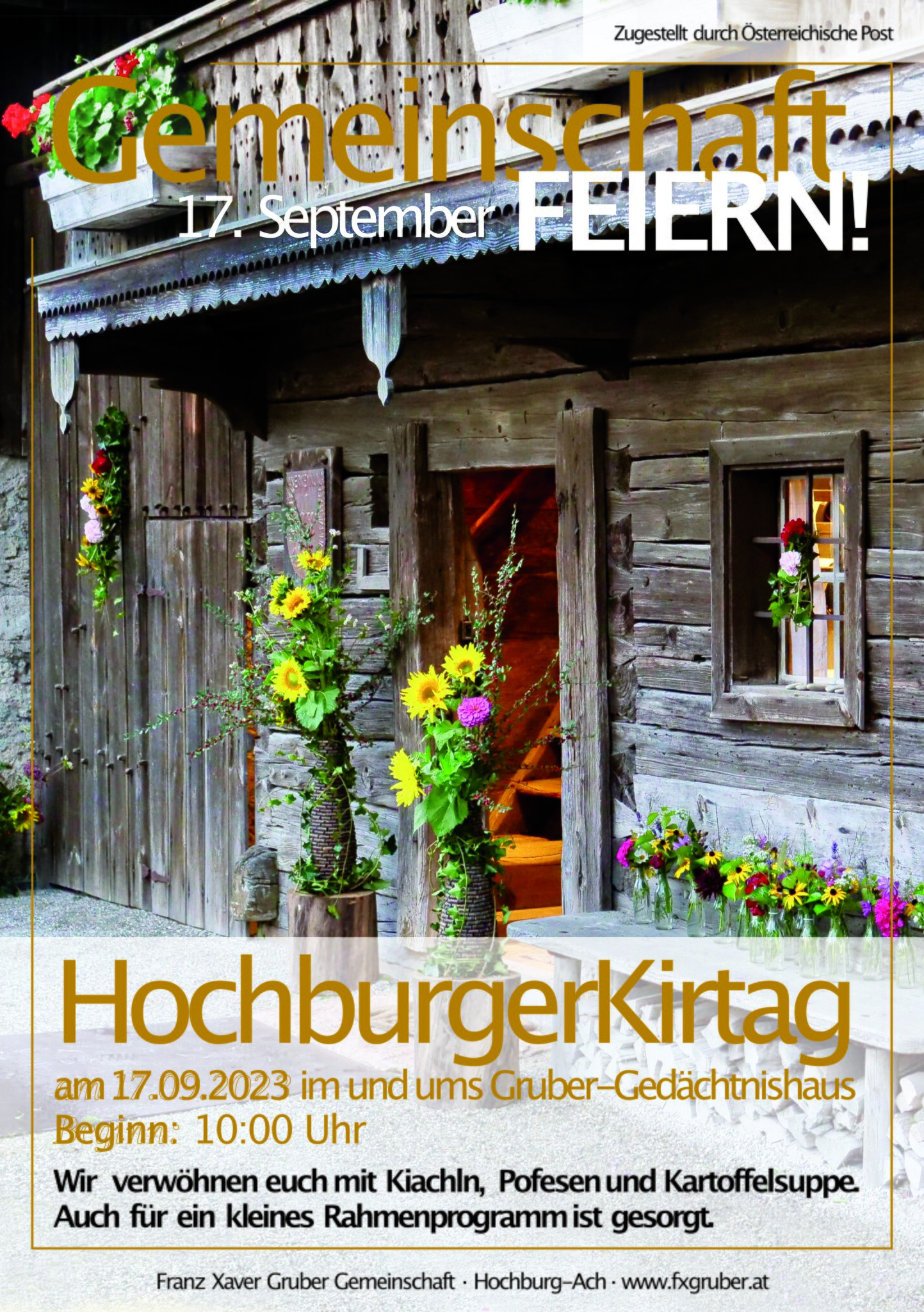 Kirtag in Hochburg rund um das Franz Xaver Gruber Gedächtnishaus