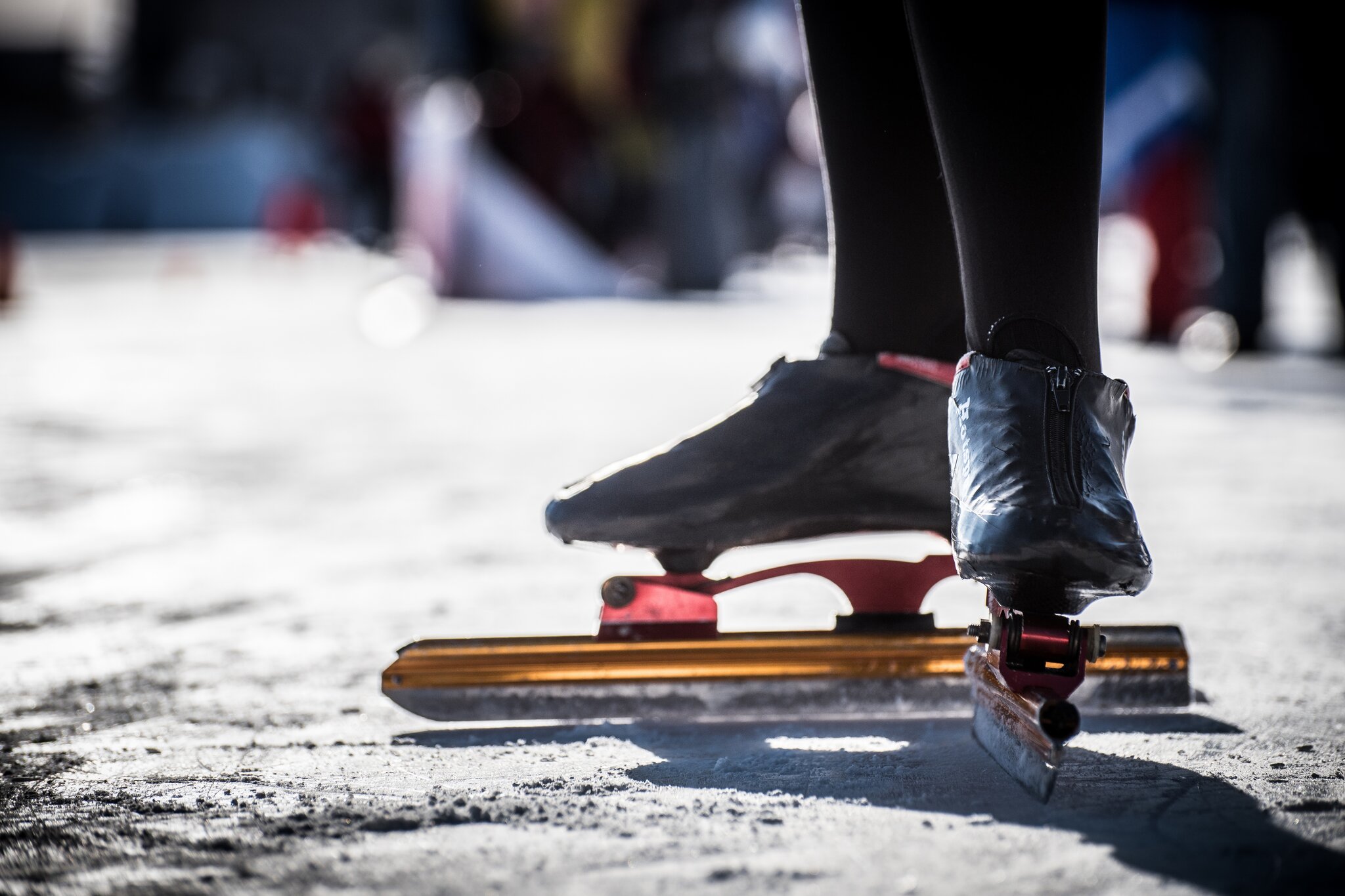Gäste-Eisschnellaufrennen am Weissensee