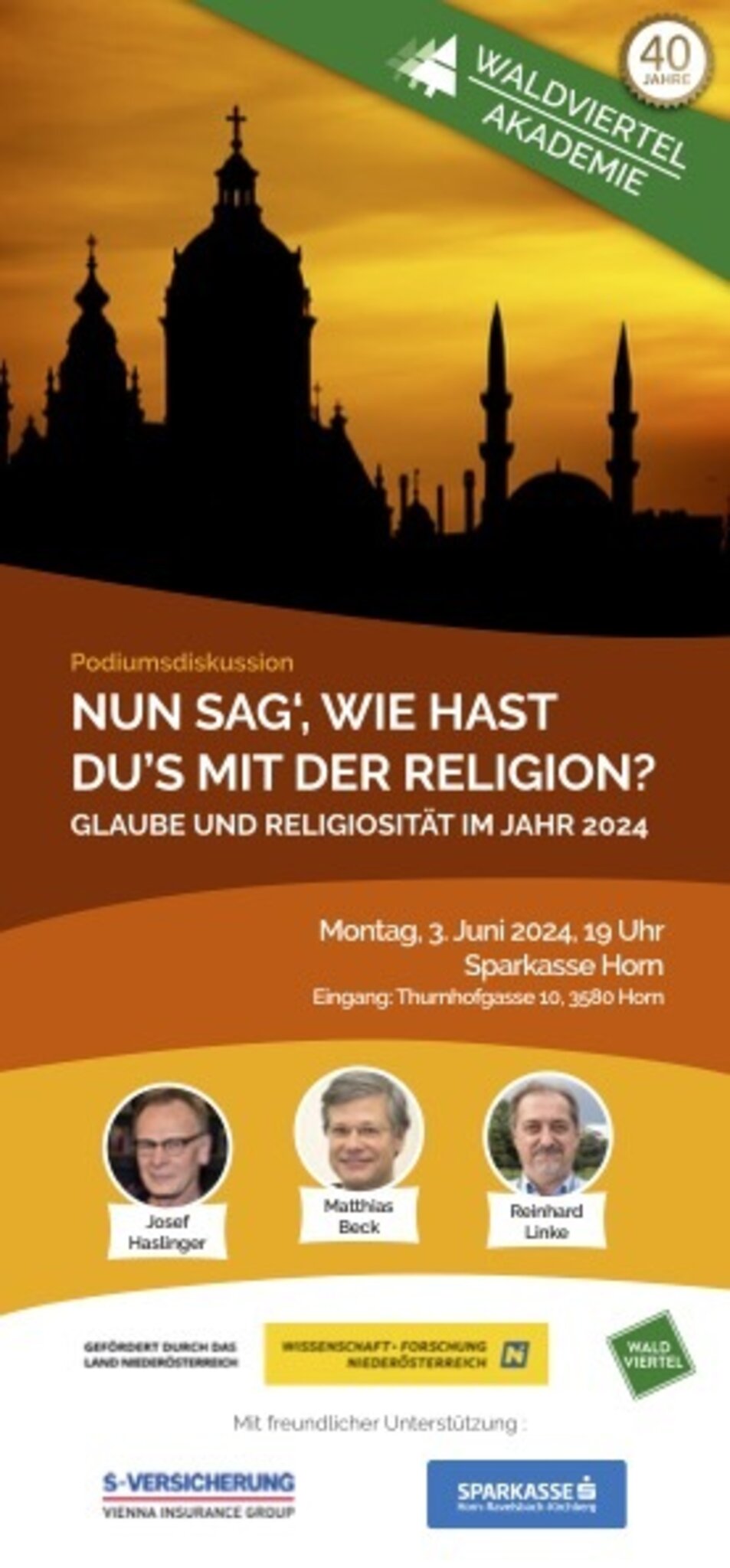 Wie Hast Du's Mit Der Religion Podiumsdiskussion: Nun sag‘, wie hast du’s mit der Religion?