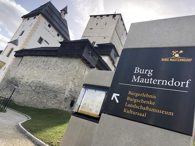 Burg Mauterndorf ist seit  1968. in Besitz des Landes