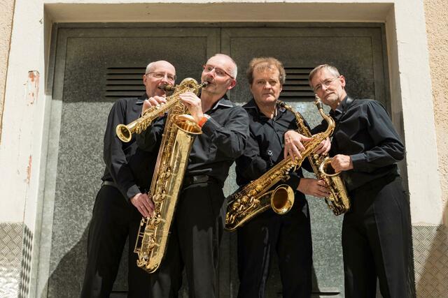 Für ein musikalisches Feuerwerk beim Neujahrsgottesdienst in der Christkönig-Kirche in Krumpendorf sorgt das Carinthia Saxophonquartett. | Foto: Arnold Pöschl