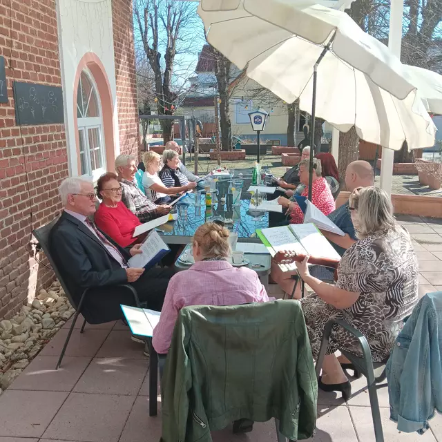 "Susi's und Eli's Singkreis" trifft sich im Café Krone monatlich am ersten Freitag. | Foto: Peter Gall